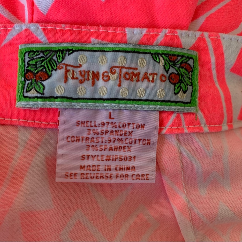•Flying Tomato• High Waist Aztec Design Shorts - L - Picture 2 of 8